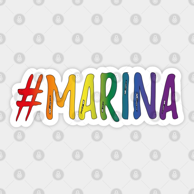 Marina | Maya and Carina | Station 19 Sticker by Oi Blondie Crafts